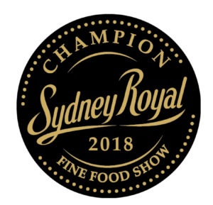2018 Gold Medal from the Sydney Royal - a national competition.